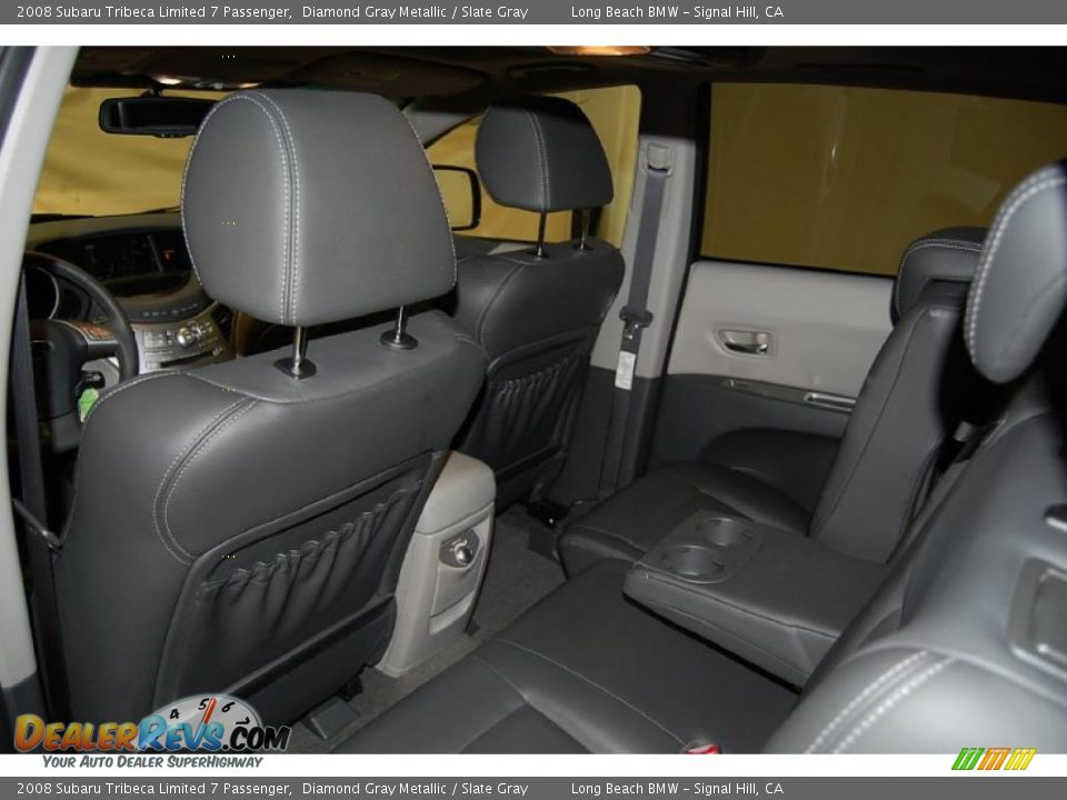 2008 Subaru Tribeca Limited 7 Passenger Diamond Gray Metallic / Slate Gray Photo #23