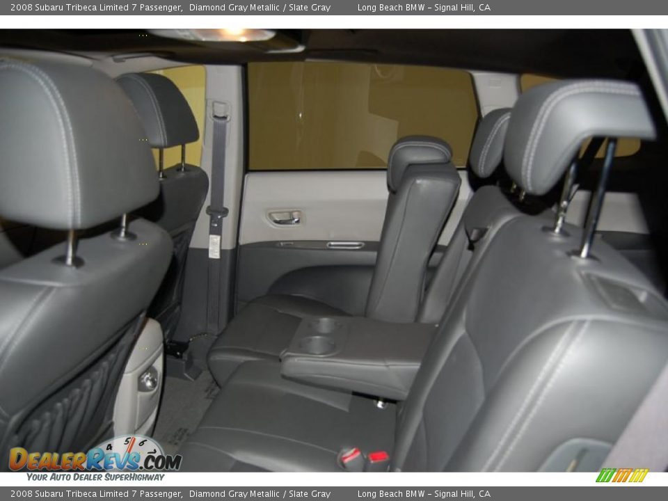 2008 Subaru Tribeca Limited 7 Passenger Diamond Gray Metallic / Slate Gray Photo #24