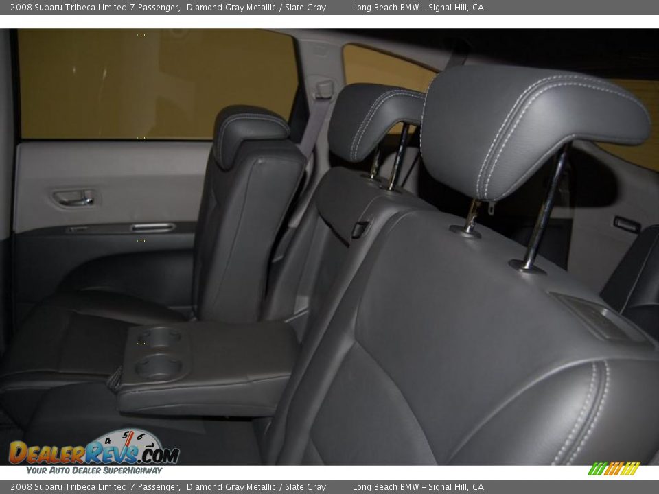 2008 Subaru Tribeca Limited 7 Passenger Diamond Gray Metallic / Slate Gray Photo #25