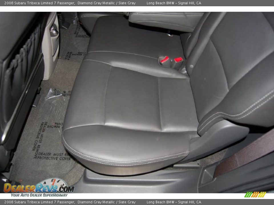 2008 Subaru Tribeca Limited 7 Passenger Diamond Gray Metallic / Slate Gray Photo #26
