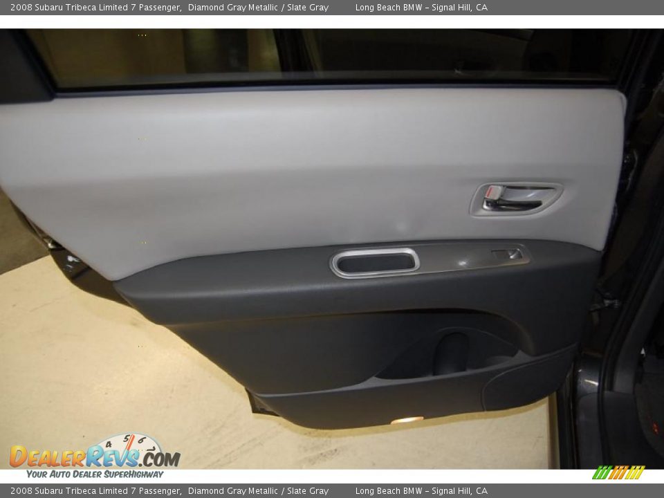 2008 Subaru Tribeca Limited 7 Passenger Diamond Gray Metallic / Slate Gray Photo #27