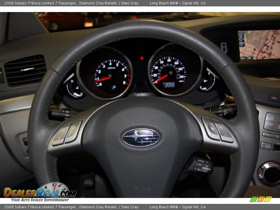 2008 Subaru Tribeca Limited 7 Passenger Diamond Gray Metallic / Slate Gray Photo #33