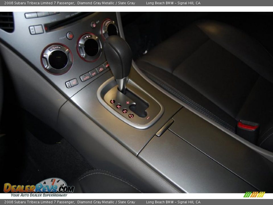 2008 Subaru Tribeca Limited 7 Passenger Diamond Gray Metallic / Slate Gray Photo #36