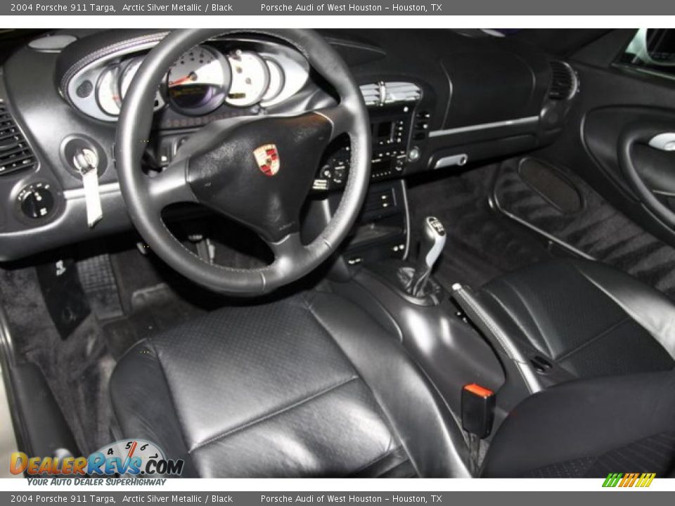 2004 Porsche 911 Targa Arctic Silver Metallic / Black Photo #5