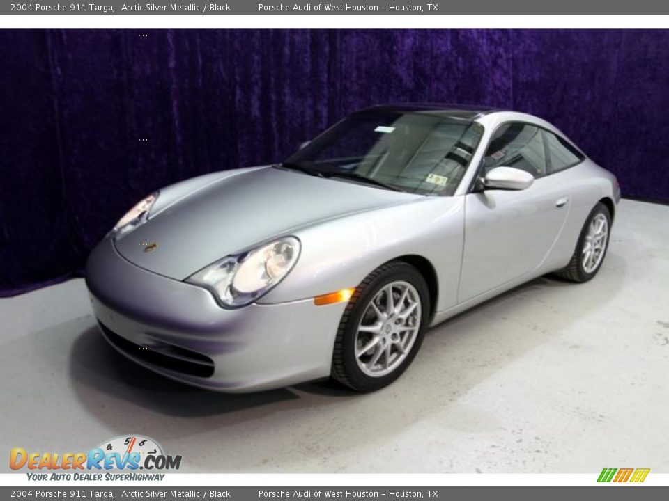 2004 Porsche 911 Targa Arctic Silver Metallic / Black Photo #12
