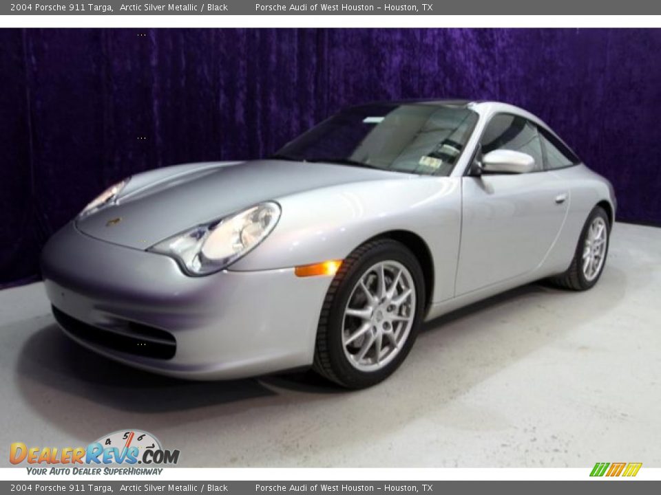2004 Porsche 911 Targa Arctic Silver Metallic / Black Photo #13