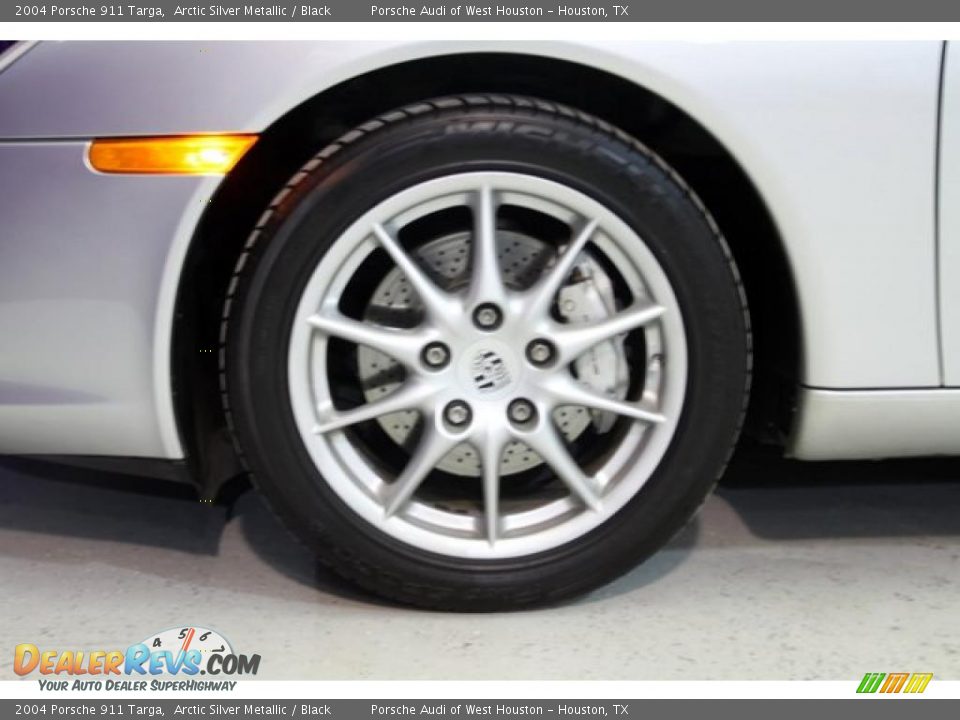 2004 Porsche 911 Targa Arctic Silver Metallic / Black Photo #15