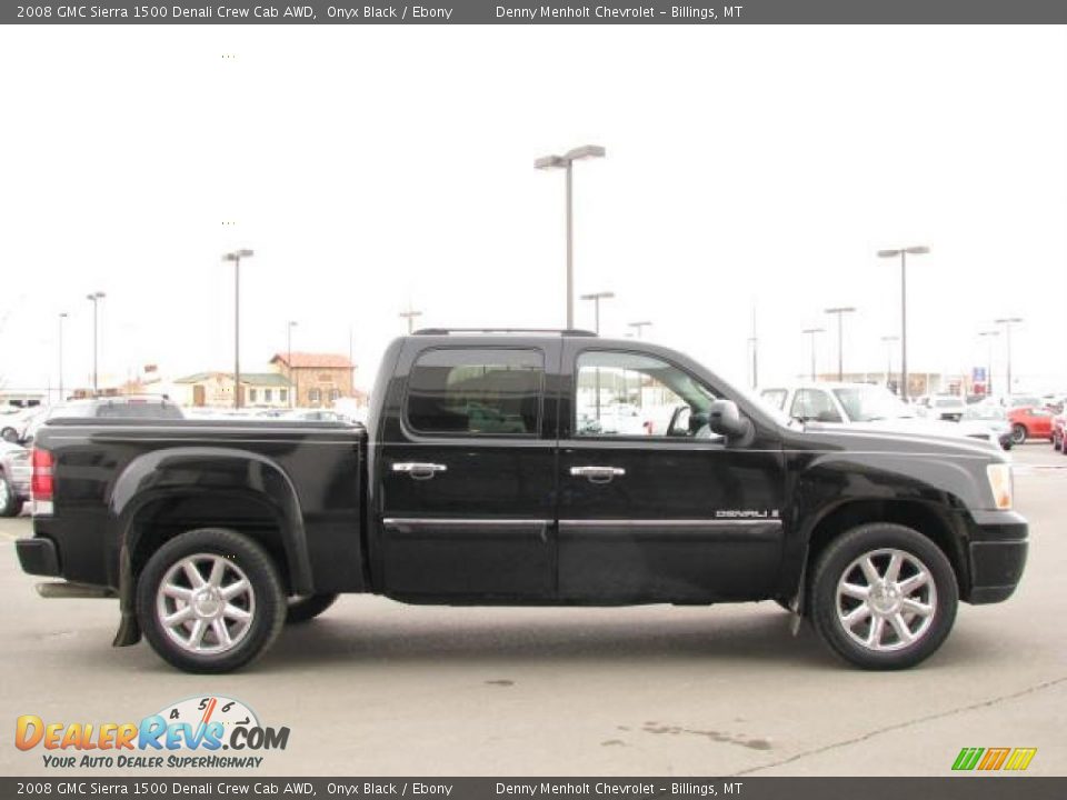 2008 GMC Sierra 1500 Denali Crew Cab AWD Onyx Black / Ebony Photo #5