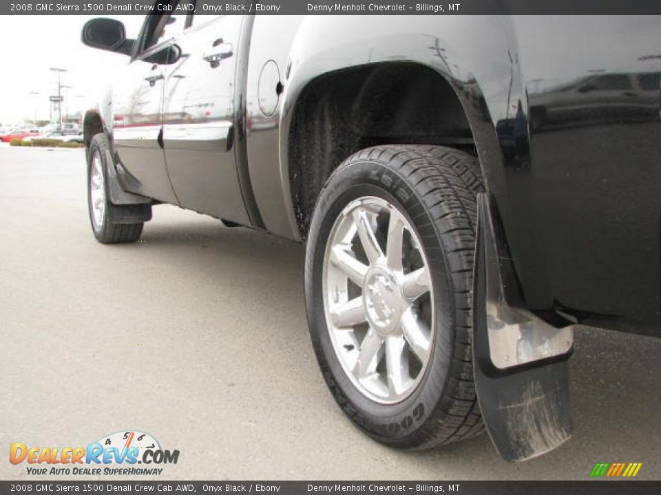 2008 GMC Sierra 1500 Denali Crew Cab AWD Onyx Black / Ebony Photo #8