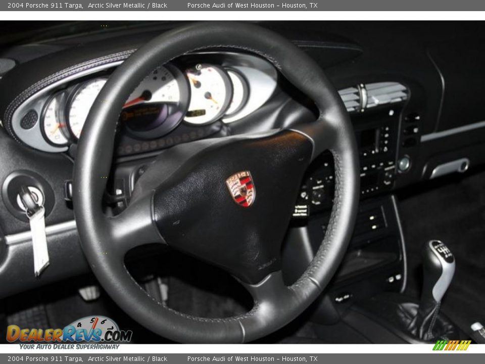 2004 Porsche 911 Targa Arctic Silver Metallic / Black Photo #19