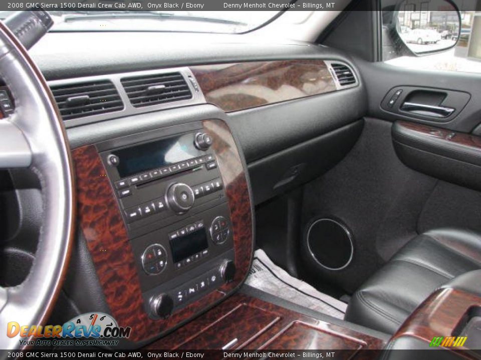 2008 GMC Sierra 1500 Denali Crew Cab AWD Onyx Black / Ebony Photo #14