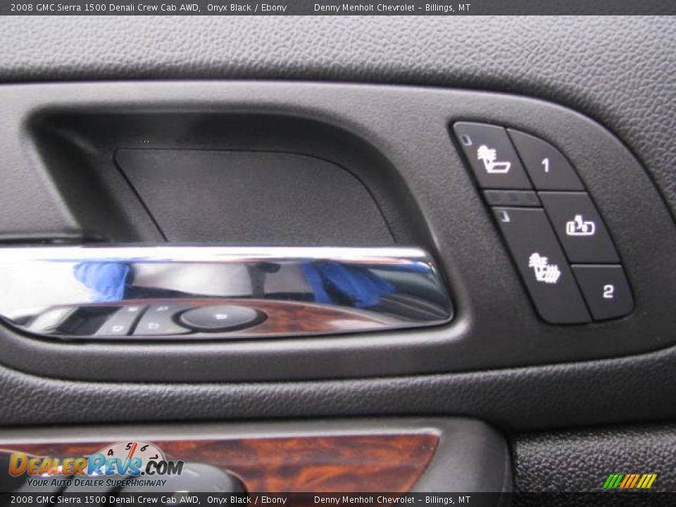 2008 GMC Sierra 1500 Denali Crew Cab AWD Onyx Black / Ebony Photo #15