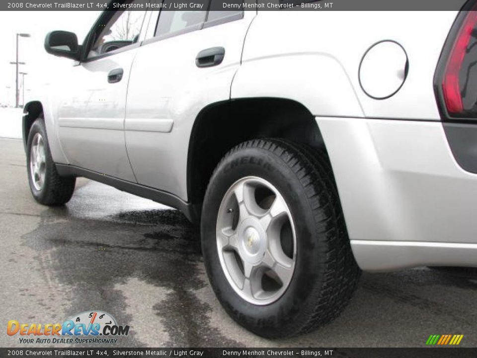 2008 Chevrolet TrailBlazer LT 4x4 Silverstone Metallic / Light Gray Photo #7