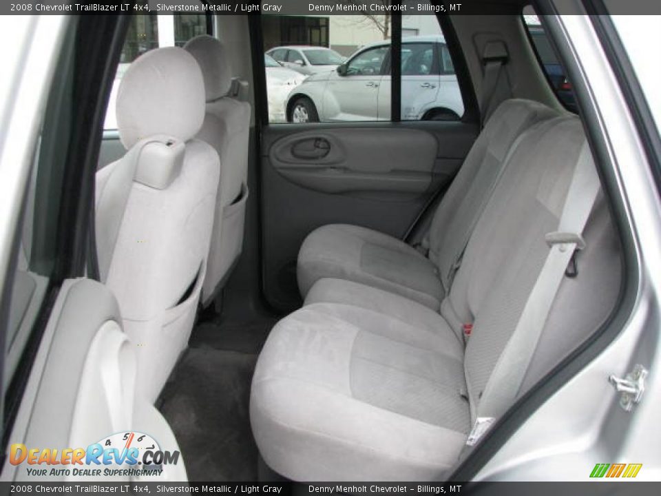 2008 Chevrolet TrailBlazer LT 4x4 Silverstone Metallic / Light Gray Photo #8