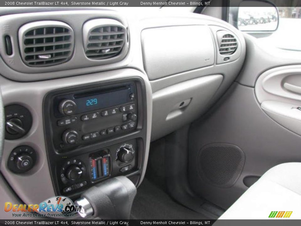 2008 Chevrolet TrailBlazer LT 4x4 Silverstone Metallic / Light Gray Photo #11