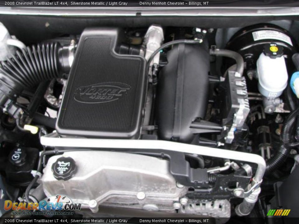 2008 Chevrolet TrailBlazer LT 4x4 Silverstone Metallic / Light Gray Photo #13