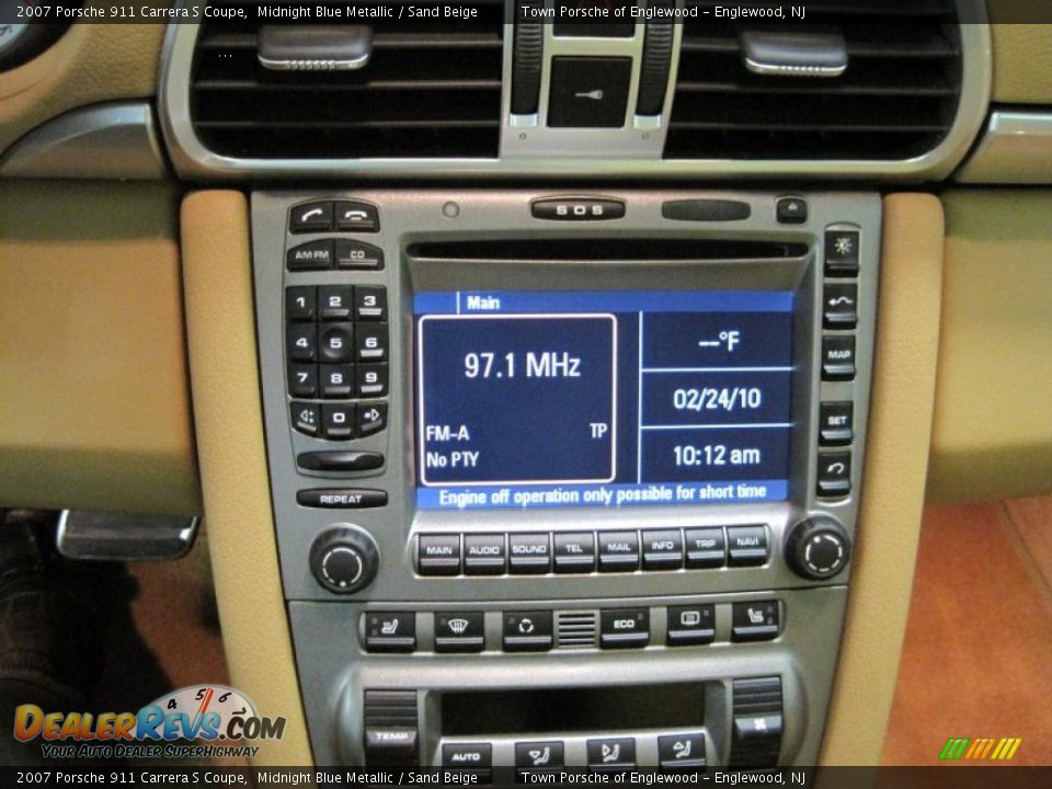 2007 Porsche 911 Carrera S Coupe Midnight Blue Metallic / Sand Beige Photo #7