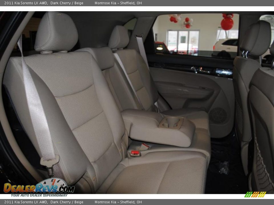 2011 Kia Sorento LX AWD Dark Cherry / Beige Photo #19