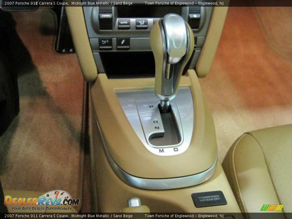 2007 Porsche 911 Carrera S Coupe Midnight Blue Metallic / Sand Beige Photo #9