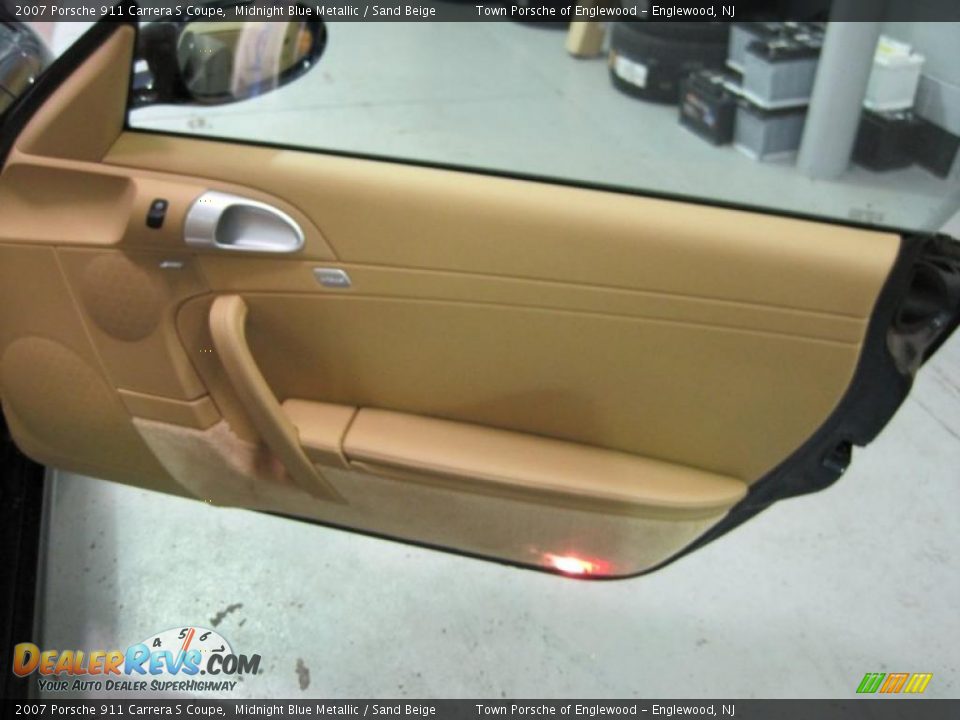 2007 Porsche 911 Carrera S Coupe Midnight Blue Metallic / Sand Beige Photo #11