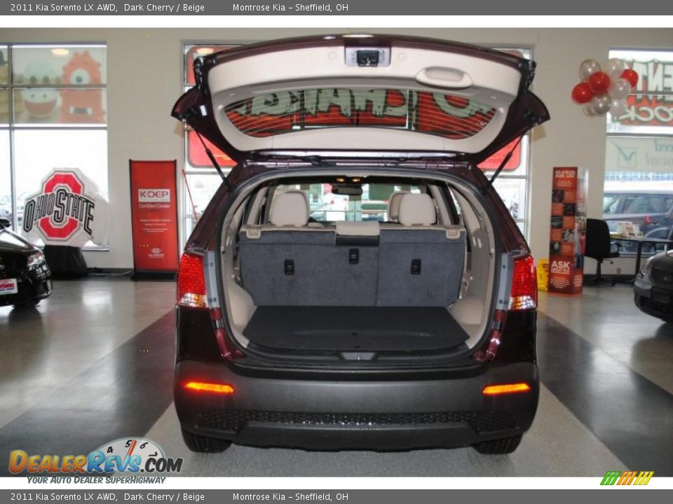 2011 Kia Sorento LX AWD Dark Cherry / Beige Photo #26