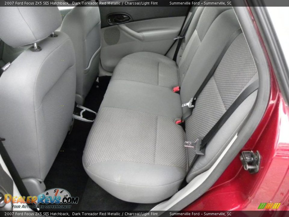 2007 Ford Focus ZX5 SES Hatchback Dark Toreador Red Metallic / Charcoal/Light Flint Photo #6