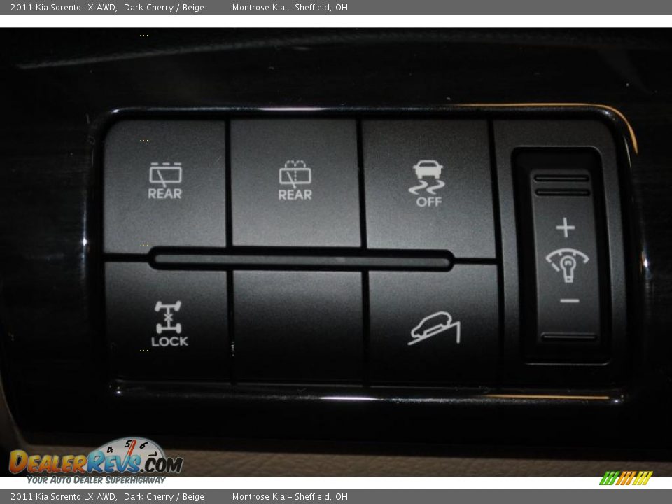 2011 Kia Sorento LX AWD Dark Cherry / Beige Photo #30