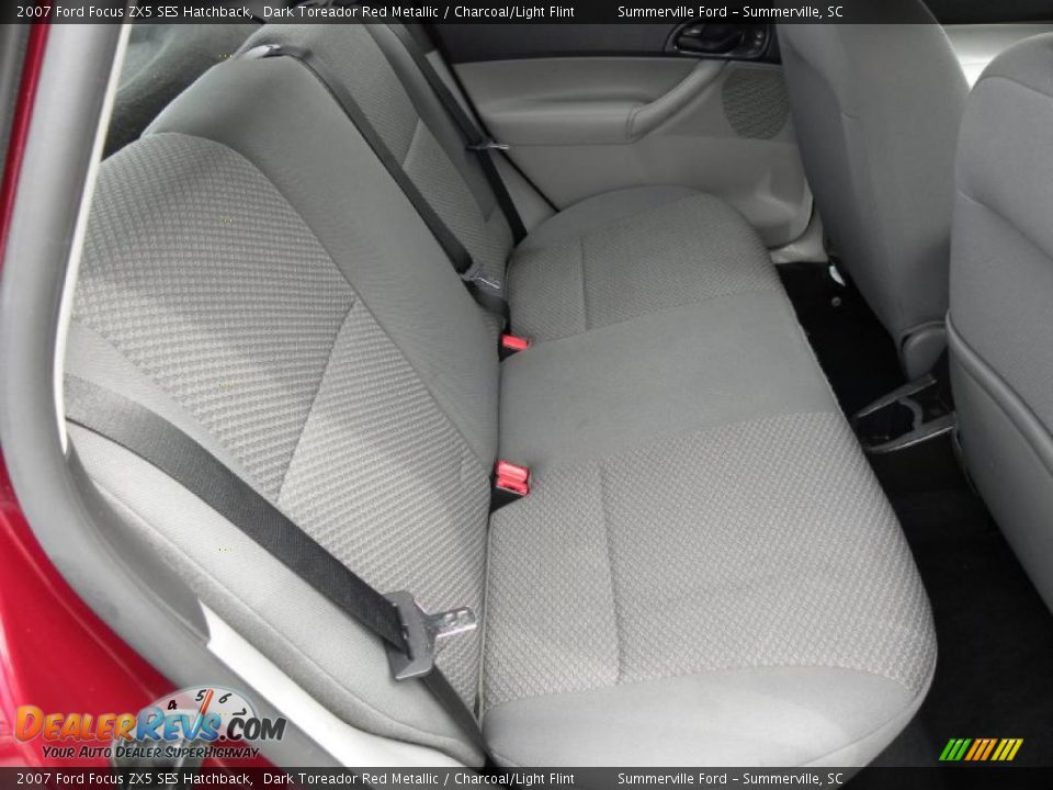 2007 Ford Focus ZX5 SES Hatchback Dark Toreador Red Metallic / Charcoal/Light Flint Photo #10