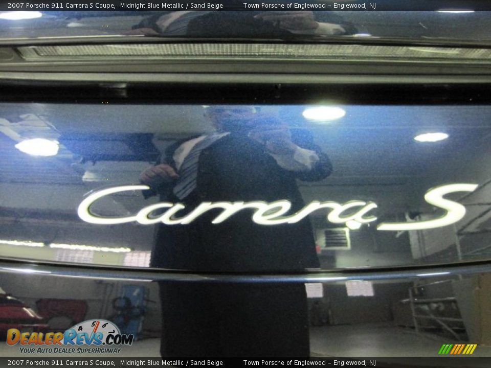 2007 Porsche 911 Carrera S Coupe Midnight Blue Metallic / Sand Beige Photo #22