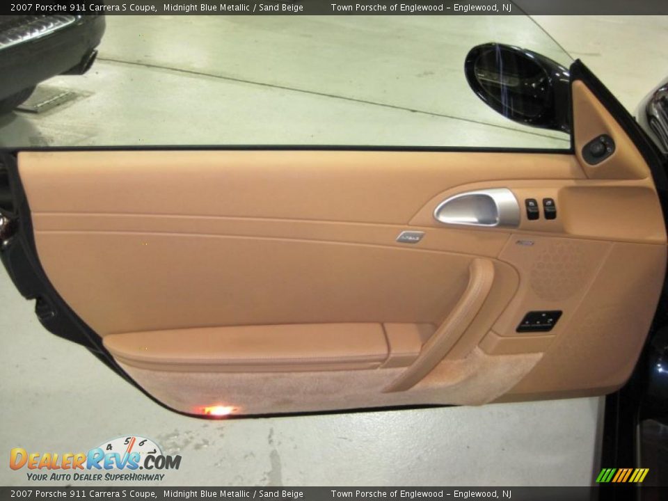 2007 Porsche 911 Carrera S Coupe Midnight Blue Metallic / Sand Beige Photo #23