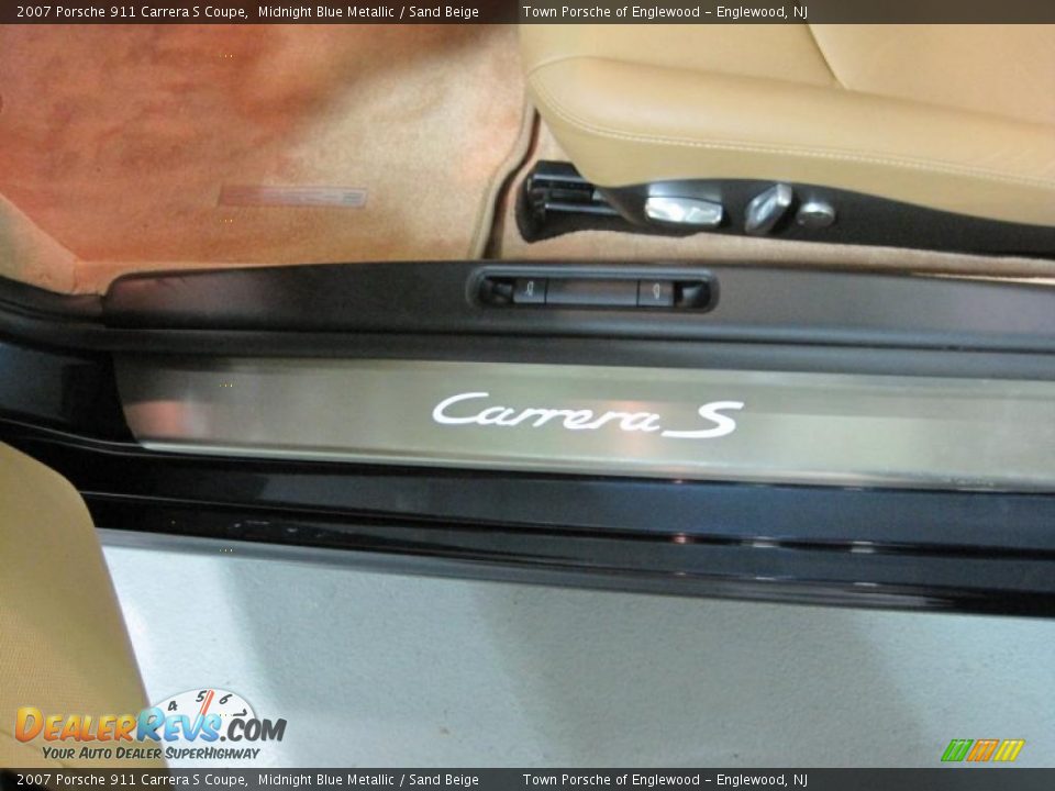 2007 Porsche 911 Carrera S Coupe Midnight Blue Metallic / Sand Beige Photo #24