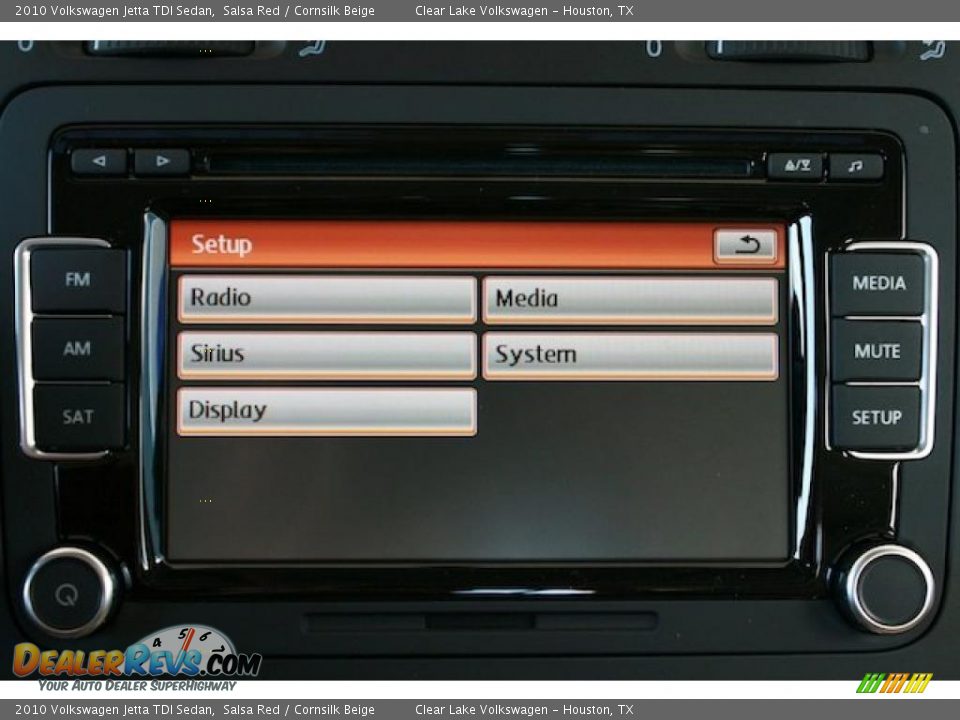 2010 Volkswagen Jetta TDI Sedan Salsa Red / Cornsilk Beige Photo #9