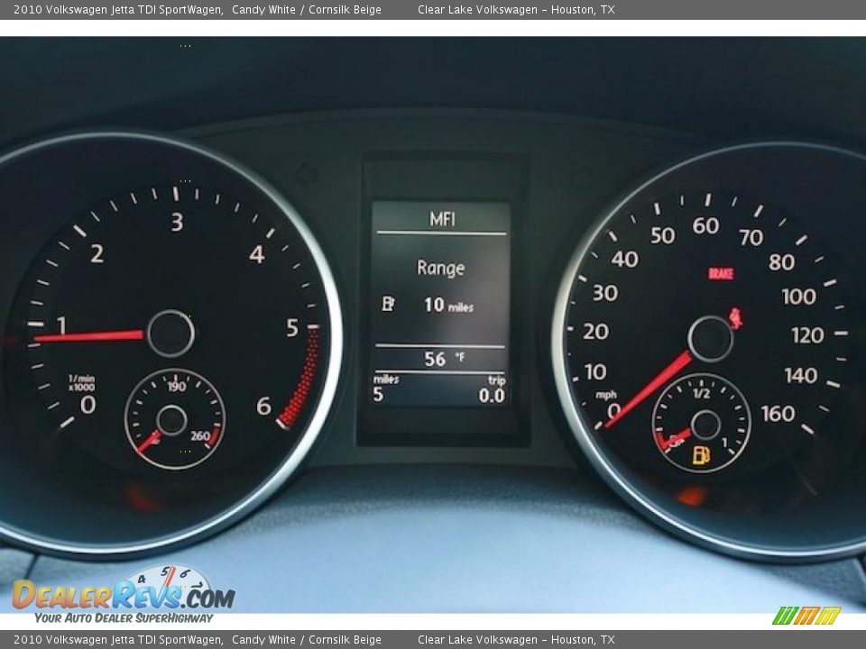 2010 Volkswagen Jetta TDI SportWagen Candy White / Cornsilk Beige Photo #21