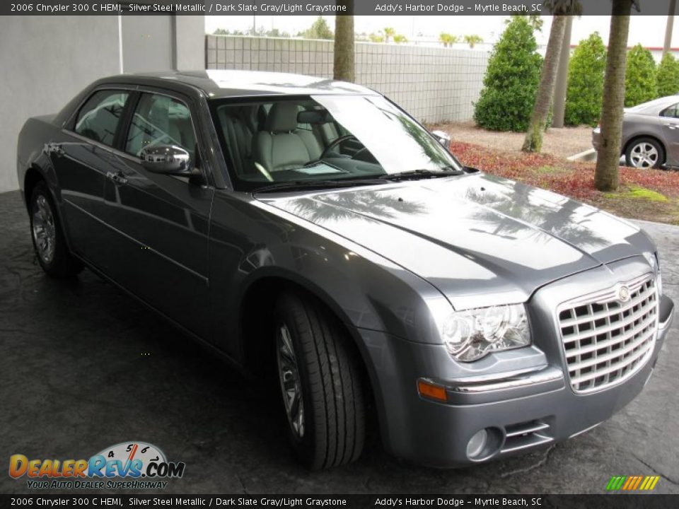 2006 Chrysler 300 C HEMI Silver Steel Metallic / Dark Slate Gray/Light Graystone Photo #3