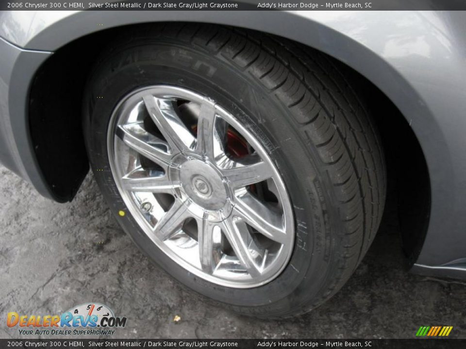 2006 Chrysler 300 C HEMI Silver Steel Metallic / Dark Slate Gray/Light Graystone Photo #10