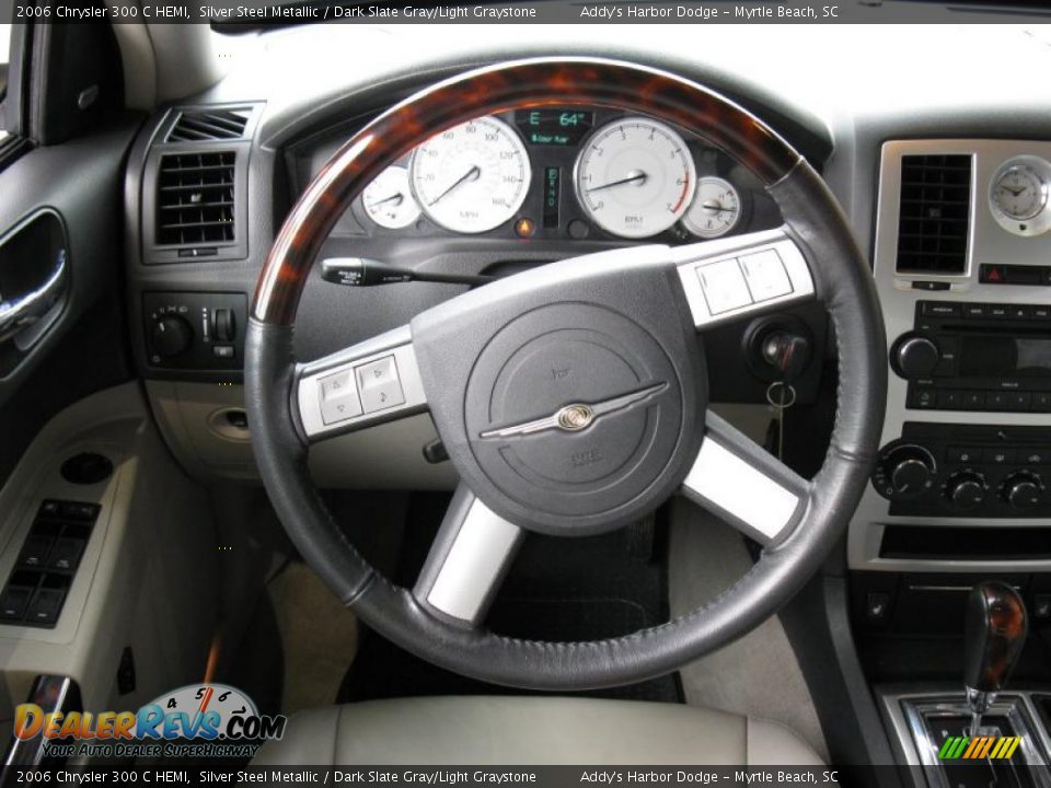 2006 Chrysler 300 C HEMI Silver Steel Metallic / Dark Slate Gray/Light Graystone Photo #20