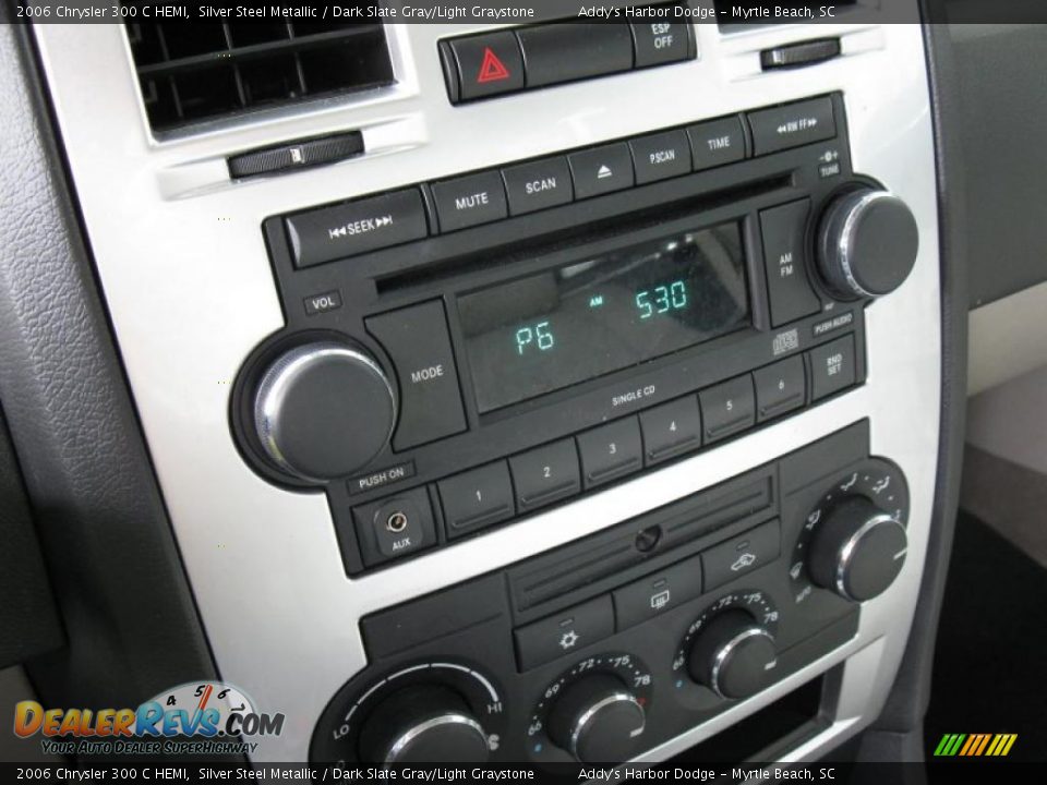 2006 Chrysler 300 C HEMI Silver Steel Metallic / Dark Slate Gray/Light Graystone Photo #26