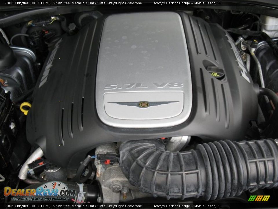 2006 Chrysler 300 C HEMI Silver Steel Metallic / Dark Slate Gray/Light Graystone Photo #28