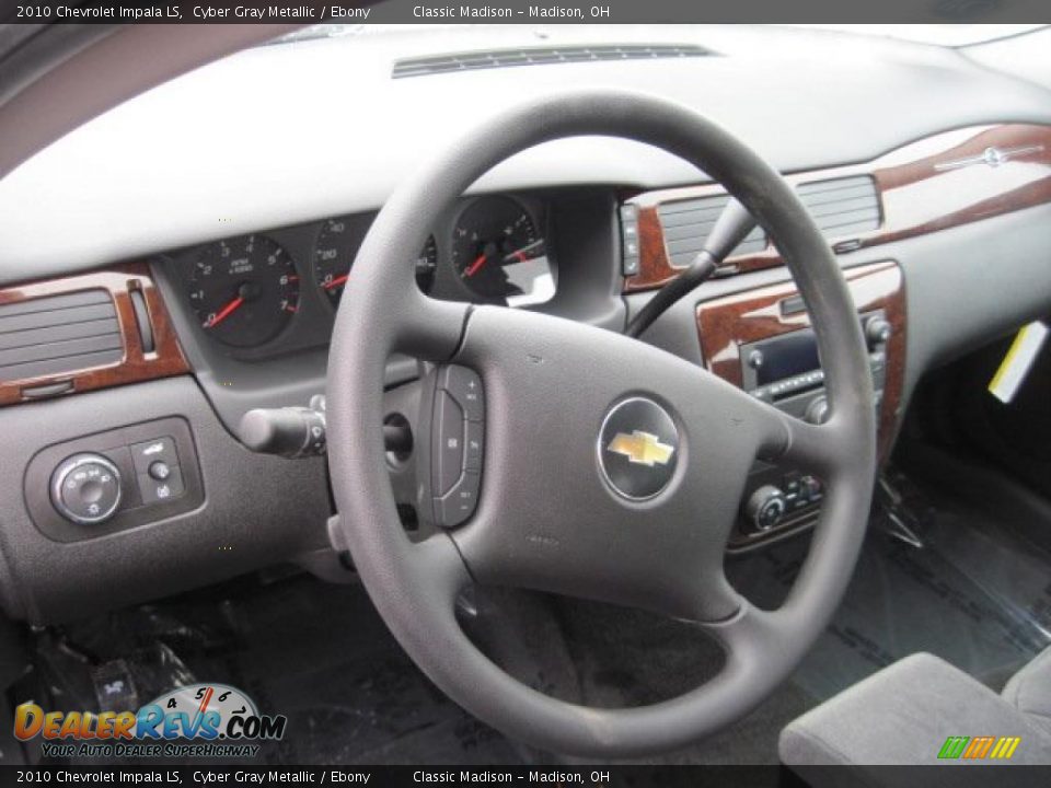 2010 Chevrolet Impala LS Cyber Gray Metallic / Ebony Photo #10