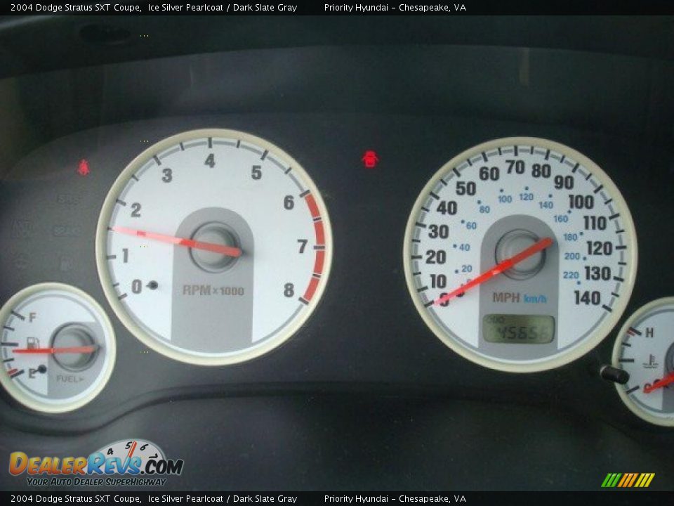 2004 Dodge Stratus SXT Coupe Ice Silver Pearlcoat / Dark Slate Gray Photo #18