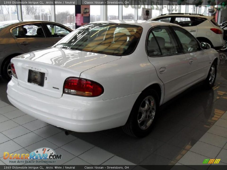1999 Oldsmobile Intrigue GL Arctic White / Neutral Photo #3
