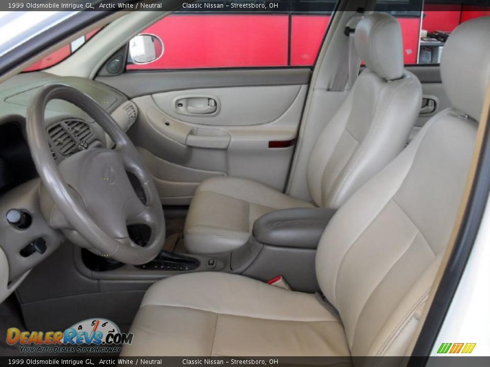 1999 Oldsmobile Intrigue GL Arctic White / Neutral Photo #13