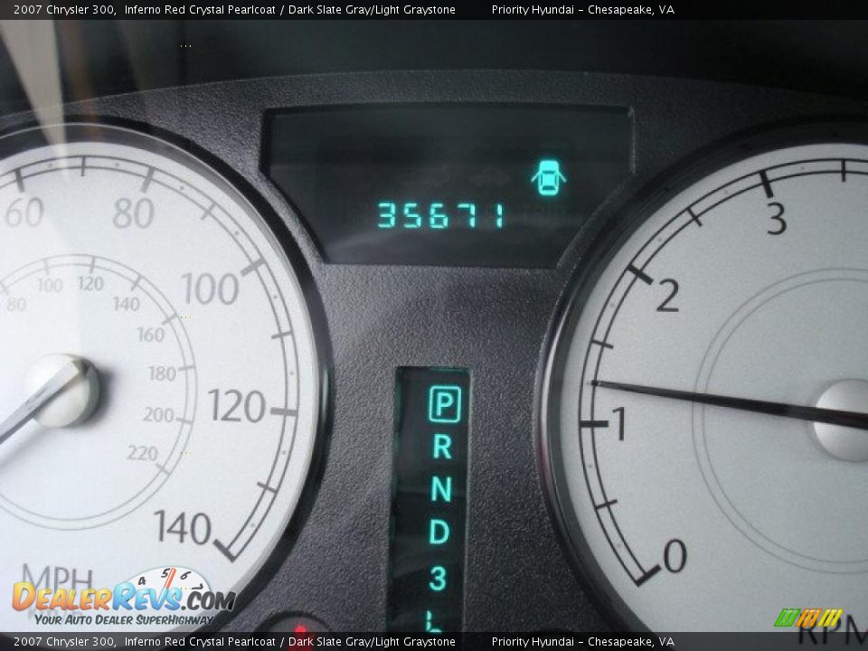 2007 Chrysler 300 Inferno Red Crystal Pearlcoat / Dark Slate Gray/Light Graystone Photo #21