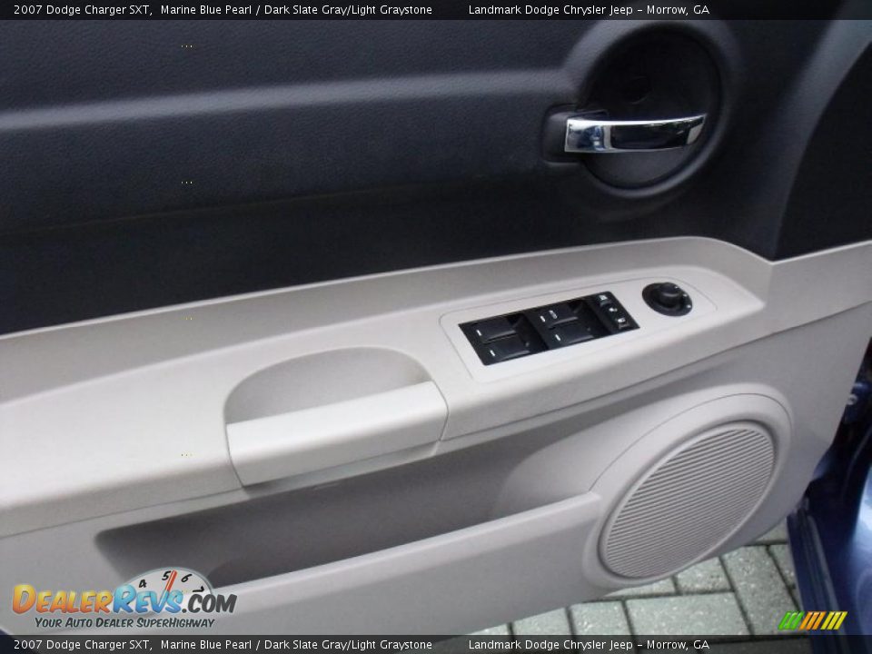 2007 Dodge Charger SXT Marine Blue Pearl / Dark Slate Gray/Light Graystone Photo #11