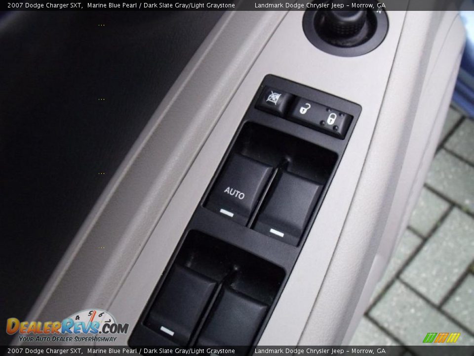2007 Dodge Charger SXT Marine Blue Pearl / Dark Slate Gray/Light Graystone Photo #12