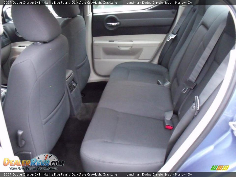 2007 Dodge Charger SXT Marine Blue Pearl / Dark Slate Gray/Light Graystone Photo #13
