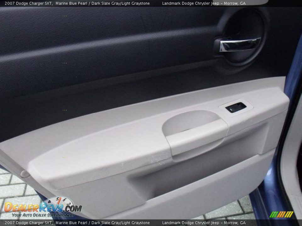 2007 Dodge Charger SXT Marine Blue Pearl / Dark Slate Gray/Light Graystone Photo #14