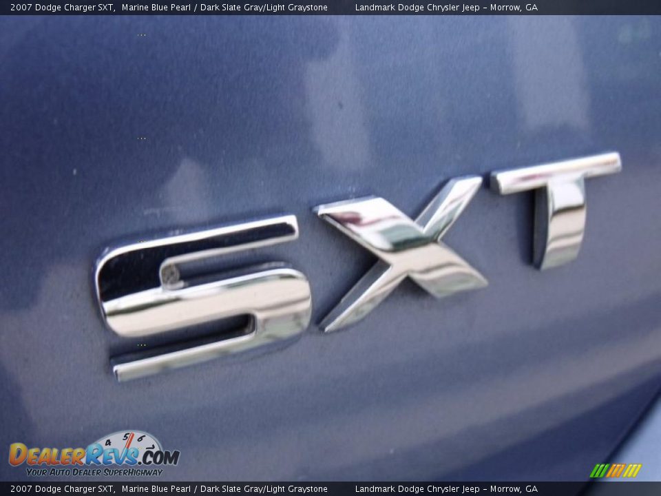 2007 Dodge Charger SXT Marine Blue Pearl / Dark Slate Gray/Light Graystone Photo #15