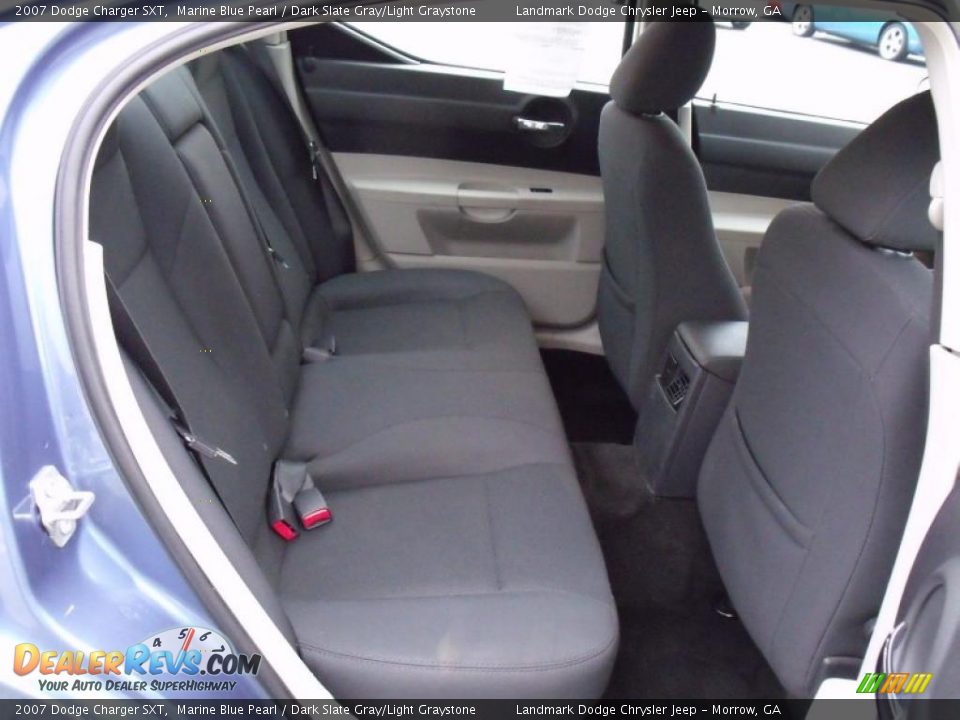 2007 Dodge Charger SXT Marine Blue Pearl / Dark Slate Gray/Light Graystone Photo #16