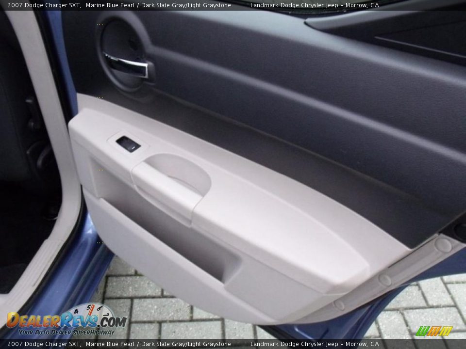 2007 Dodge Charger SXT Marine Blue Pearl / Dark Slate Gray/Light Graystone Photo #17